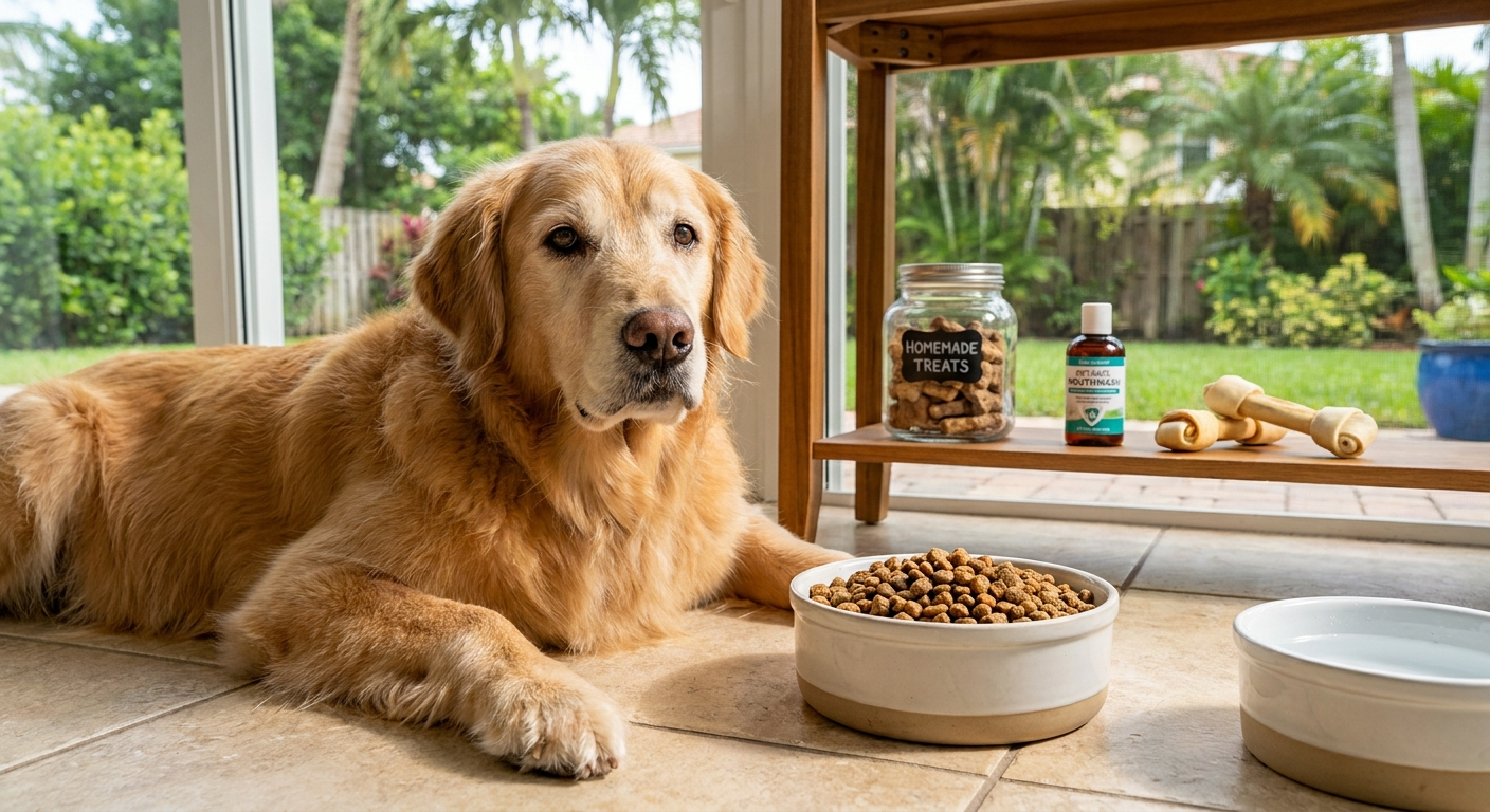 Bad breath in pets caused by internal diseases such as liver, kidney, or metabolic disorders