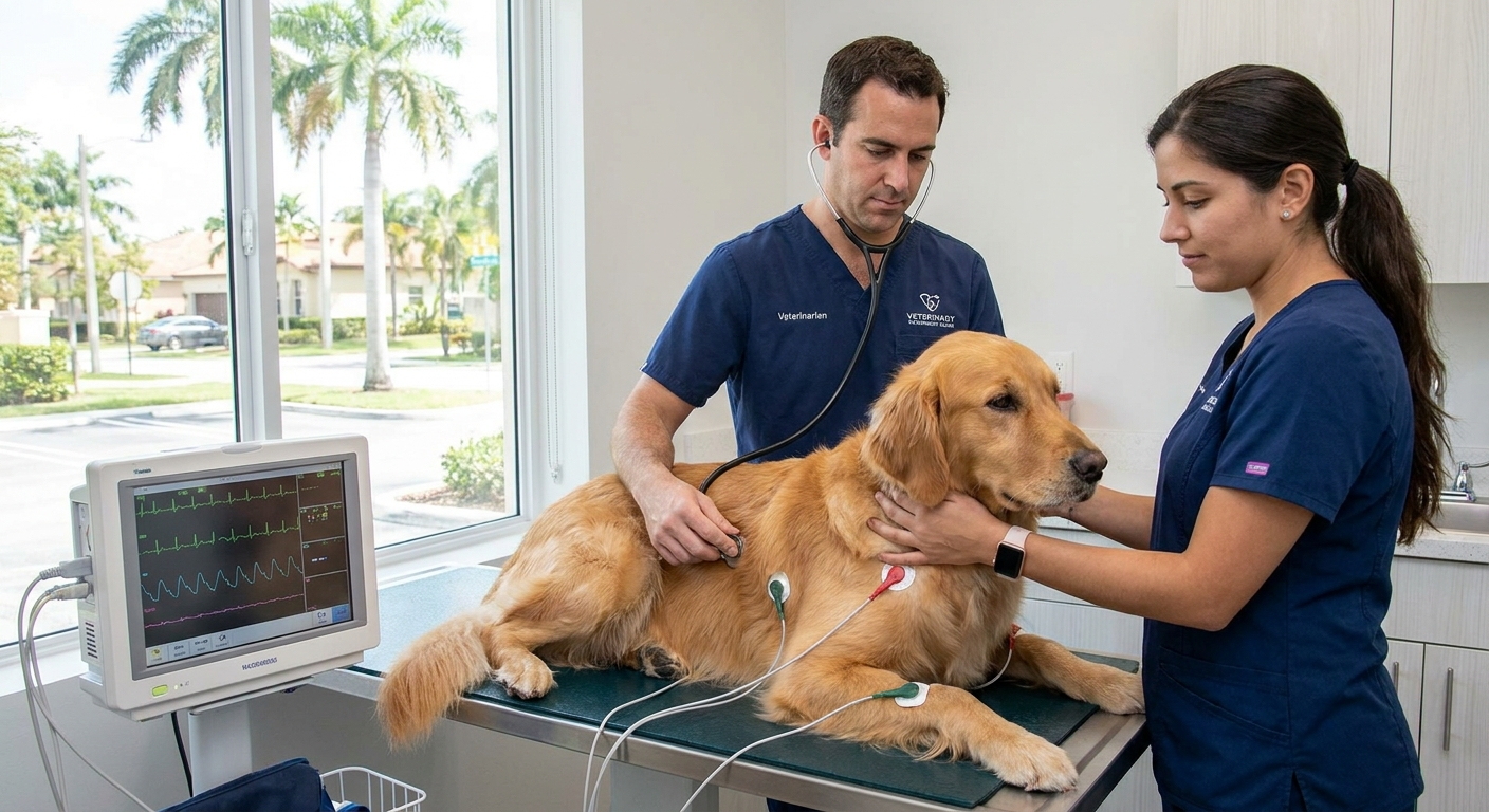 Pet ECG procedure in Doral - when your pet should get an ECG